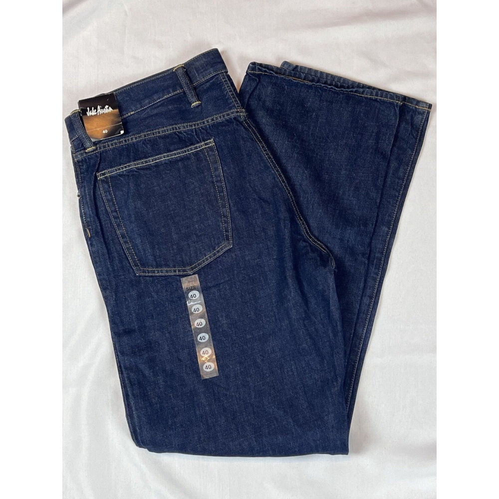 Jake Austin Men's Standard Dark Blue Jeans Size 40 ~ 100% Cotton ~ NWT